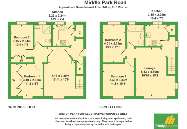 103 & 105 middle par